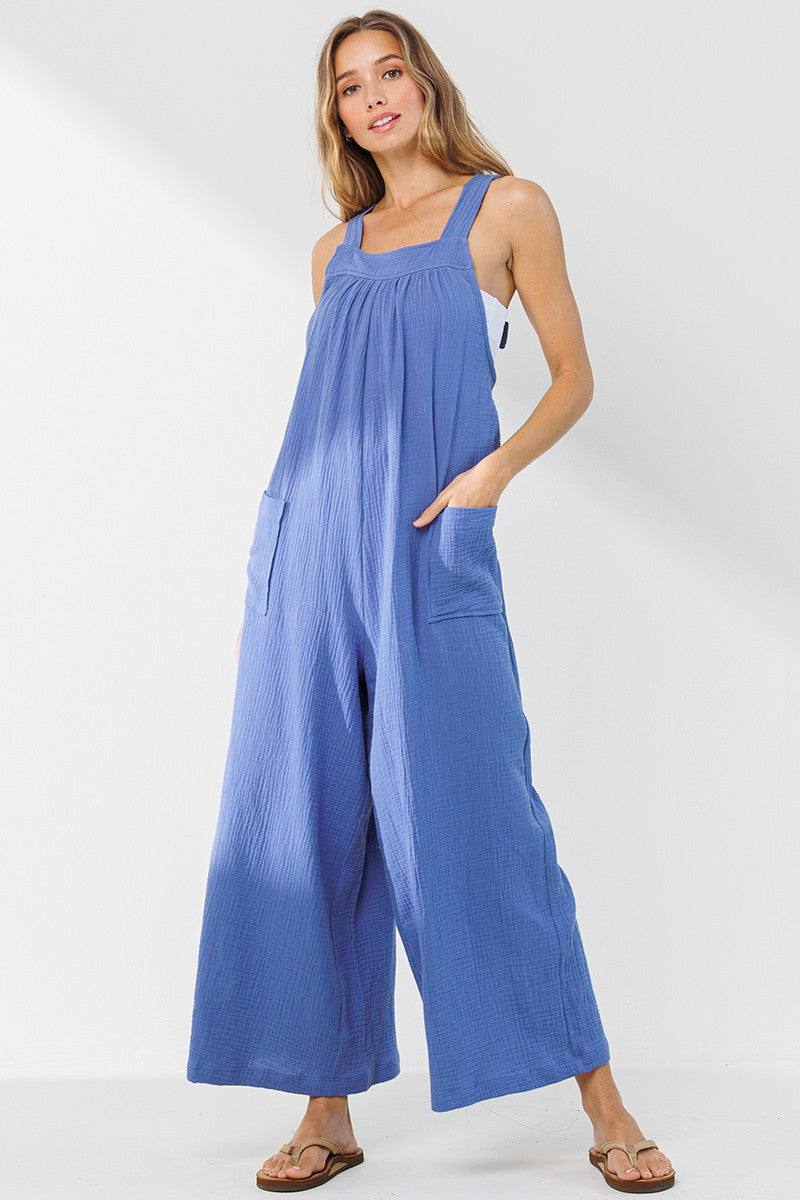 Royal Gauze Jumpsuit