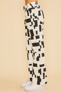 Cargo Colorblock Pants