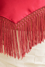 Burgundy Fringe Tie Back Top