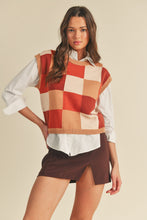Colorful Checkered Sweater