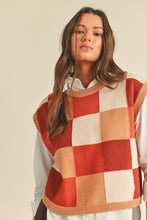 Colorful Checkered Sweater