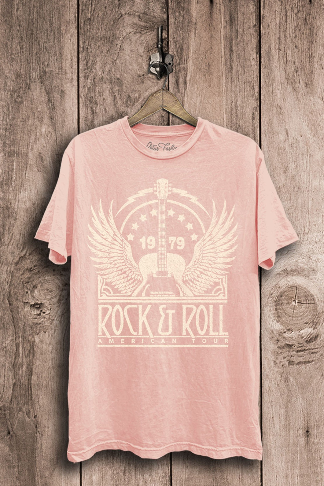 Pink Rock & Roll Graphic Tee