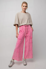 Pink Cargo Flowy Pants
