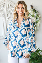 Multi Print Satin Top