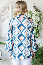 Multi Print Satin Top