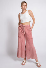 Mauve Cargo Flowy Pants