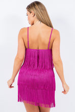 Purple Fringe Dress
