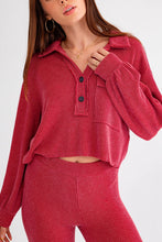 Crimson Long Sleeve Pullover