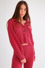 Crimson Long Sleeve Pullover