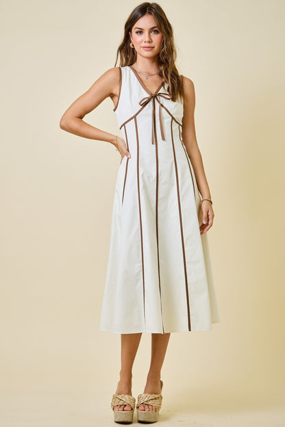 Defined Lines Midi Dress