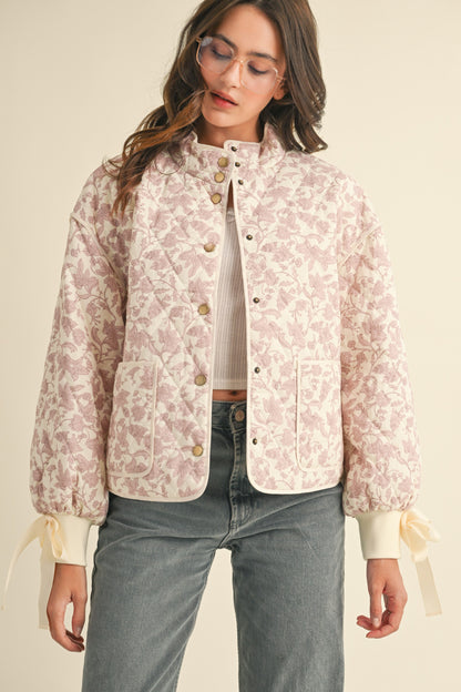 Petal Path Quilted Jacket