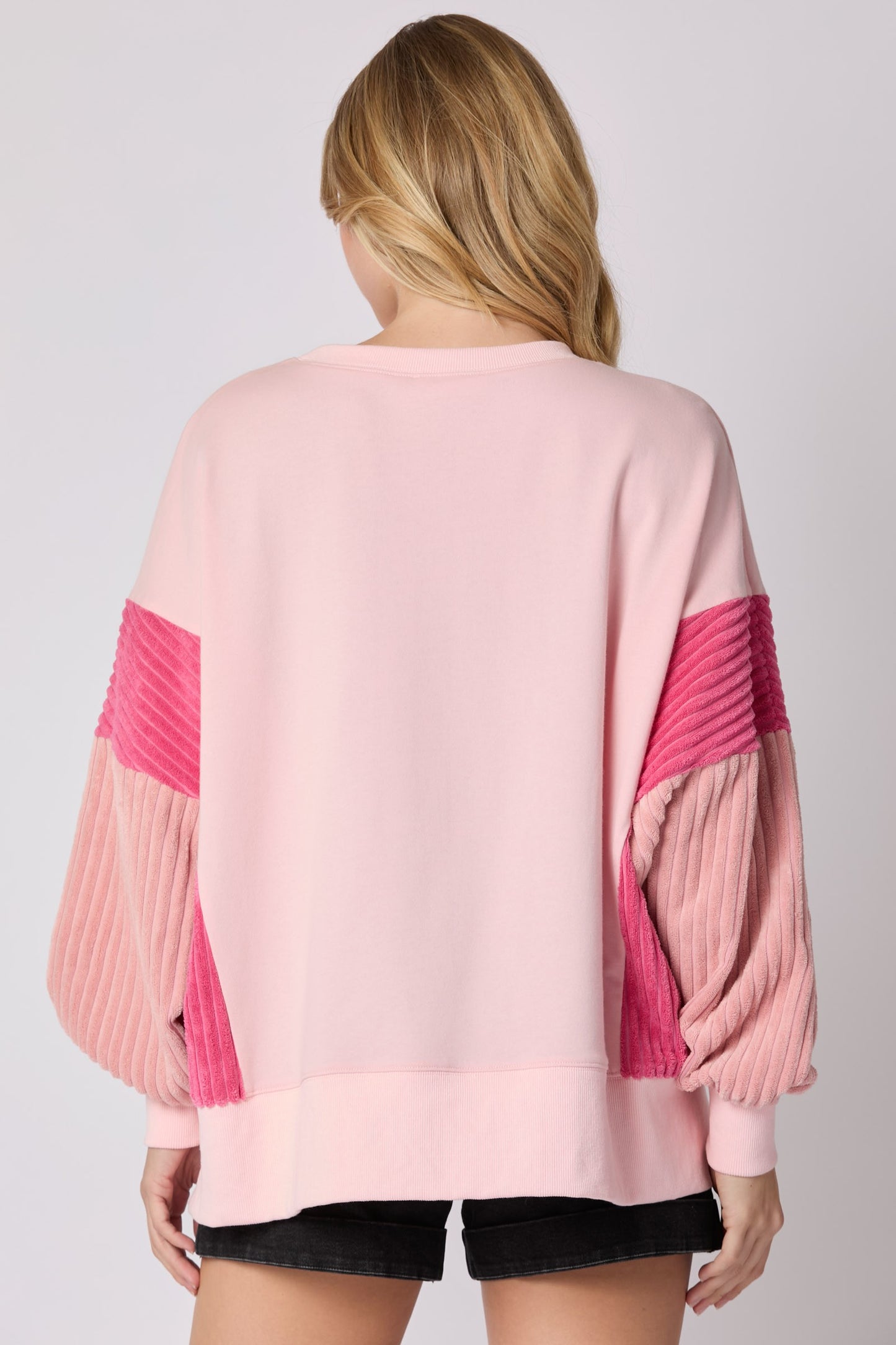 Pink Oversized Nutcracker Sweatshirt