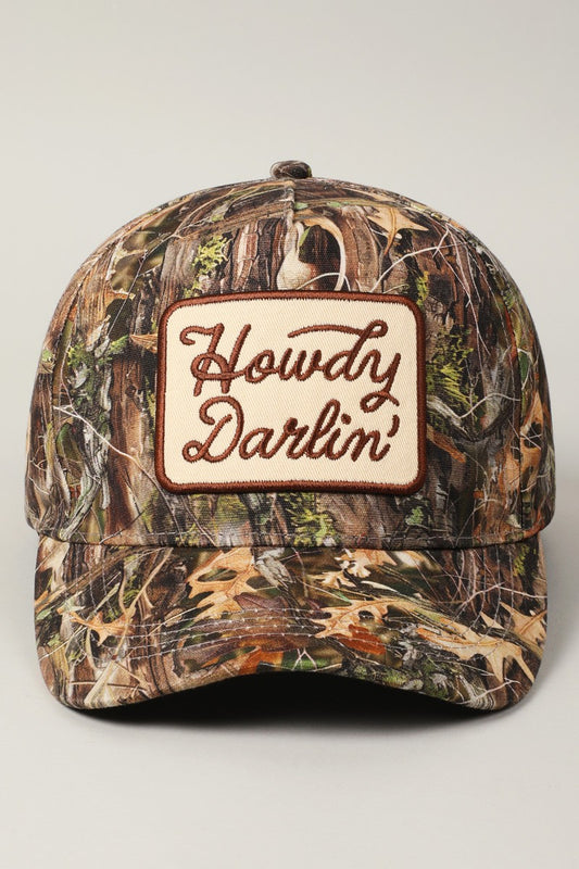 Camo Howdy Darlin' Hat