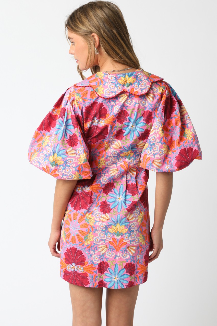 Fiesta Bloom Mini Dress