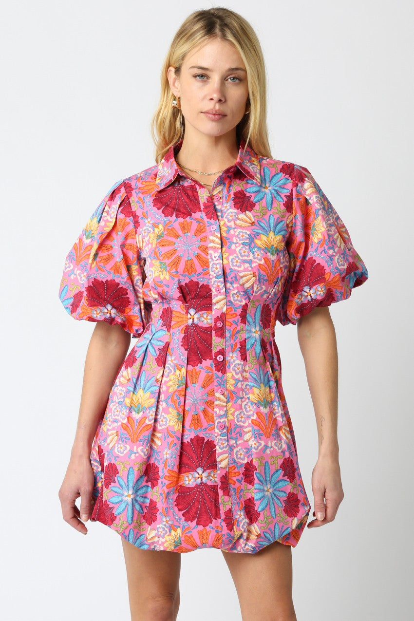 Pink Floral Day Dream Dress