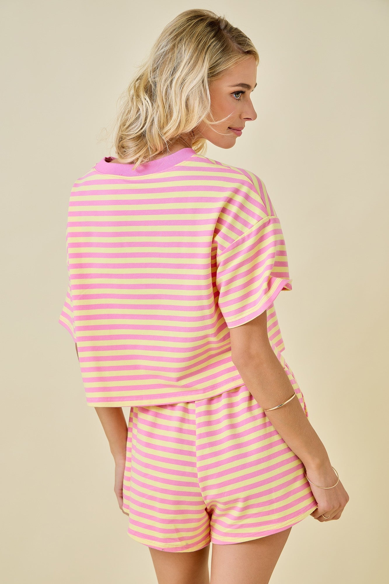 Sunshine State Striped Shorts Set