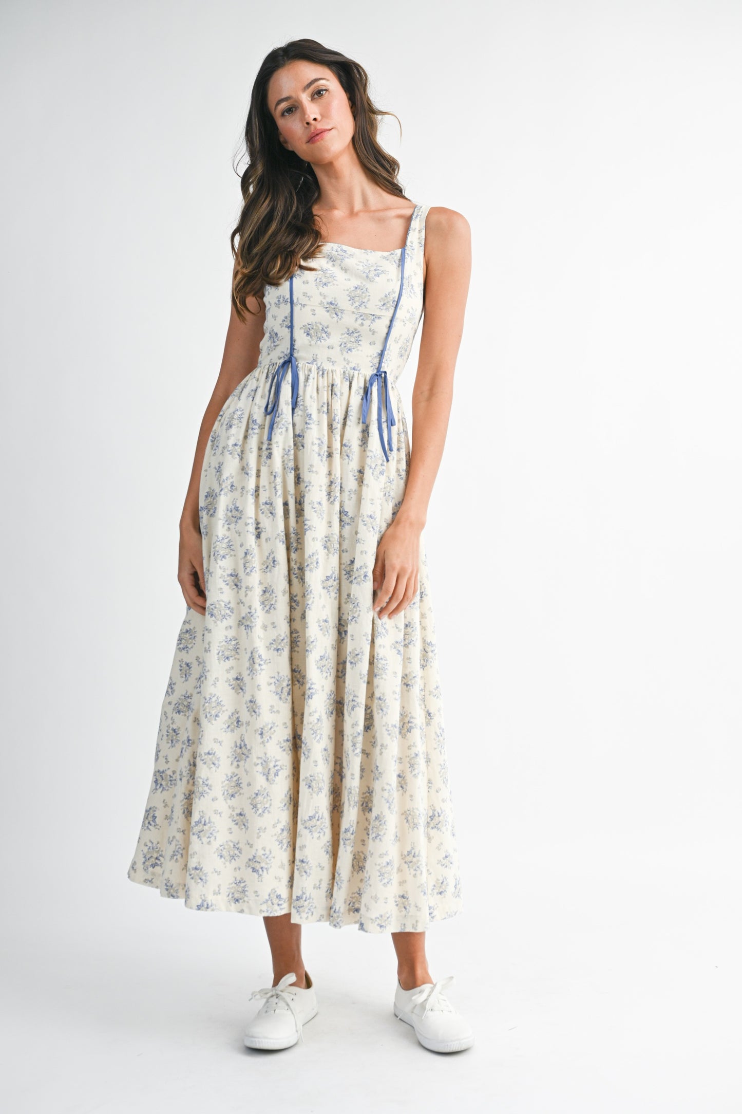 Sunday Stroll Floral Midi Dress