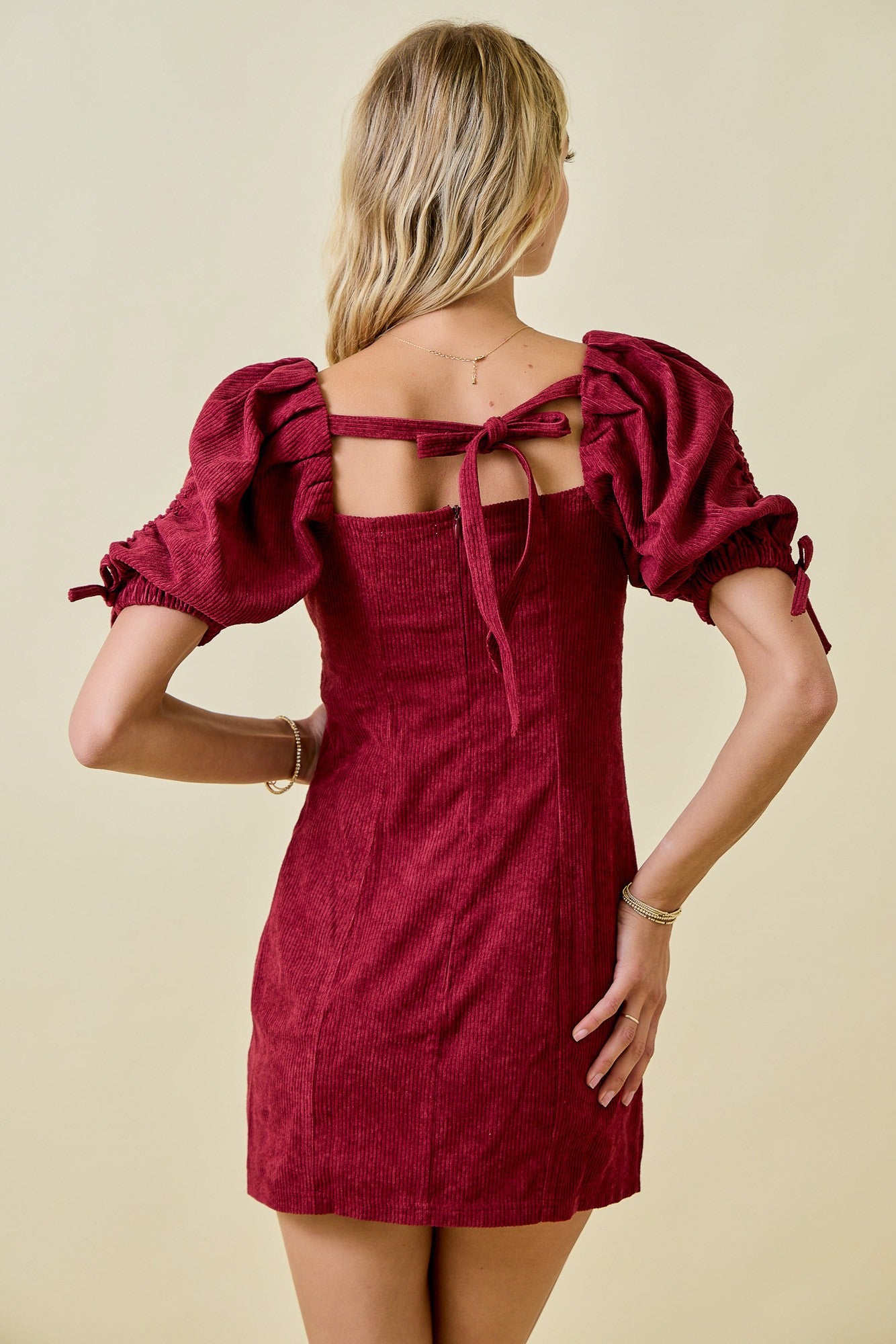 Berry Bliss Corduroy Dress