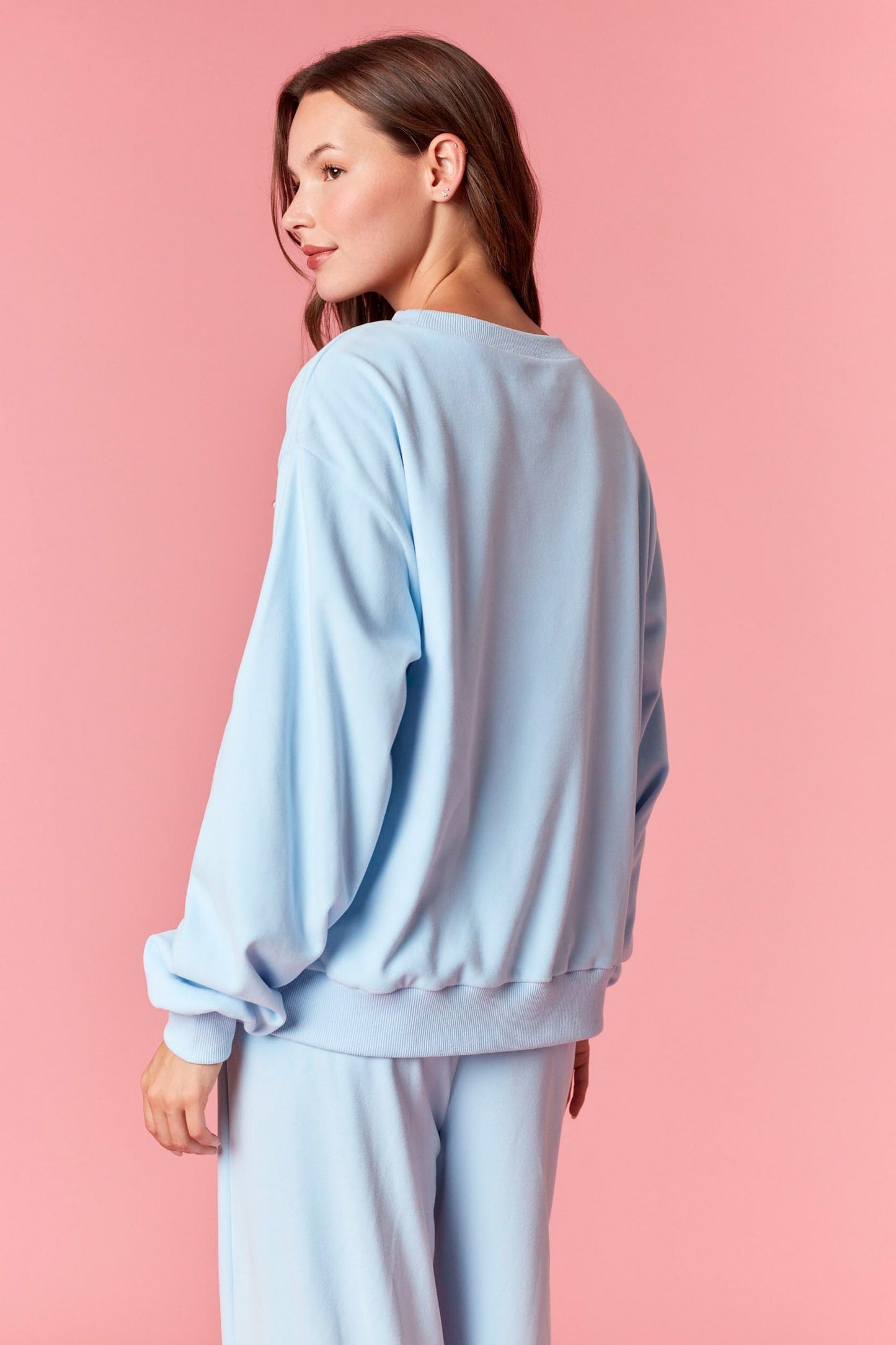 Red Bow Crew Neck Sweatshirt