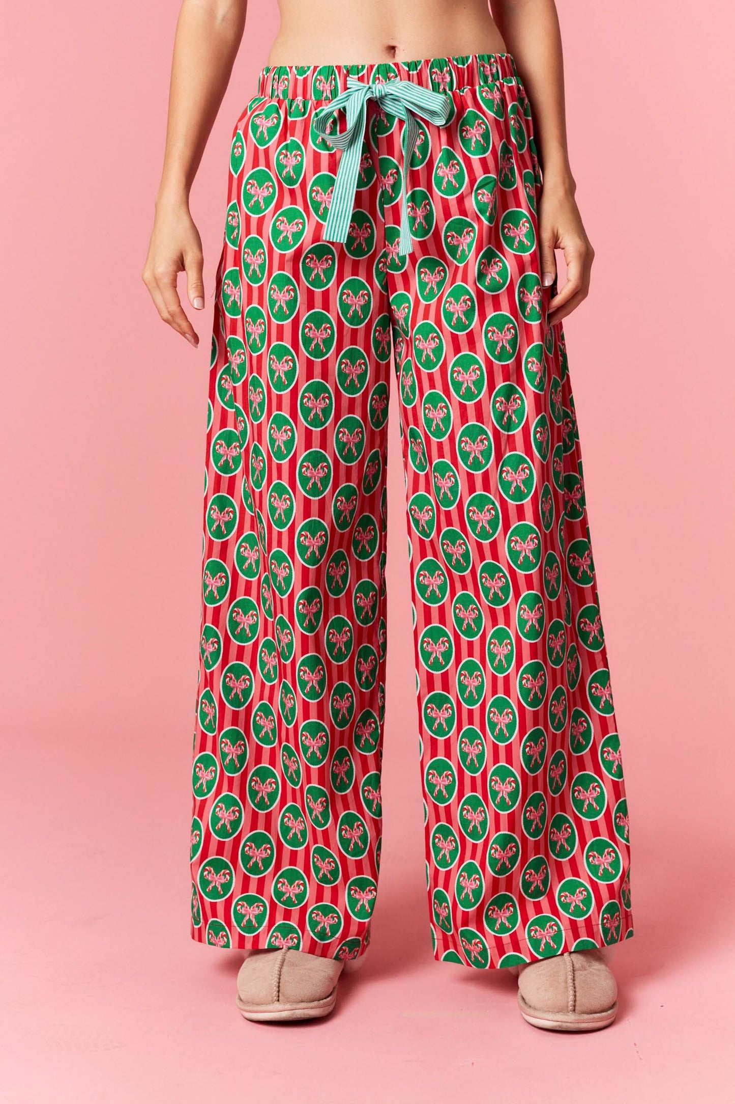 Christmas Bow PJ Pants