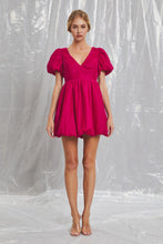 Fuchsia Velvet Dress