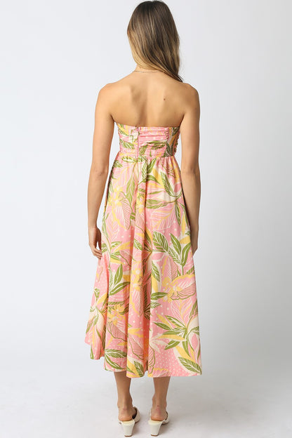 Palm Sunset Breeze Dress