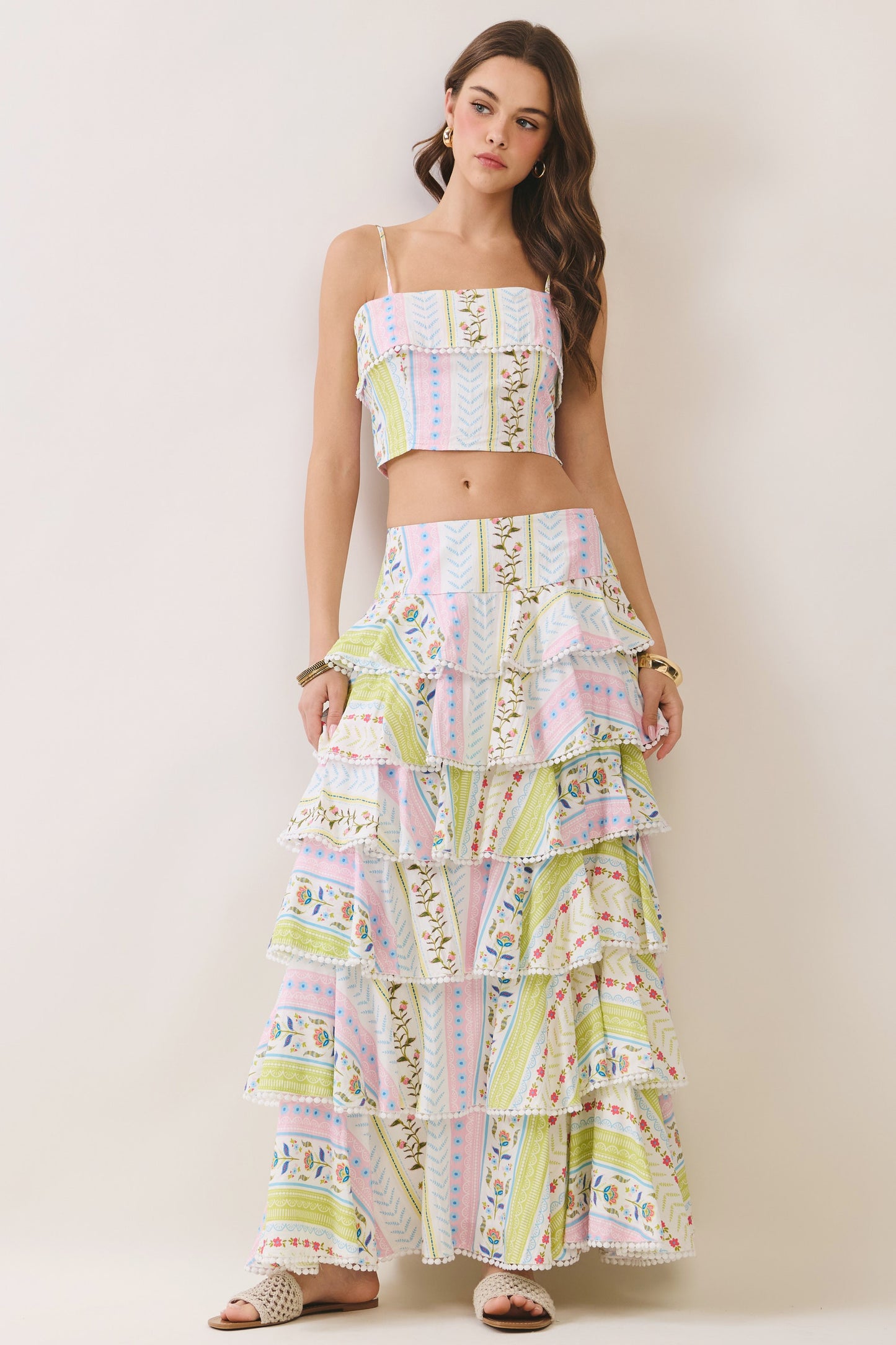 Summer Story Tiered Skirt Set