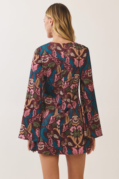 Autumn Groove Mini Dress
