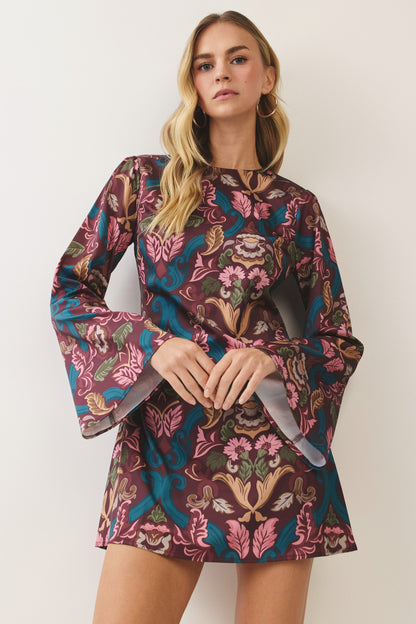 Autumn Groove Mini Dress