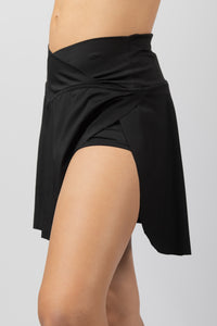 Black Active Flow Skort