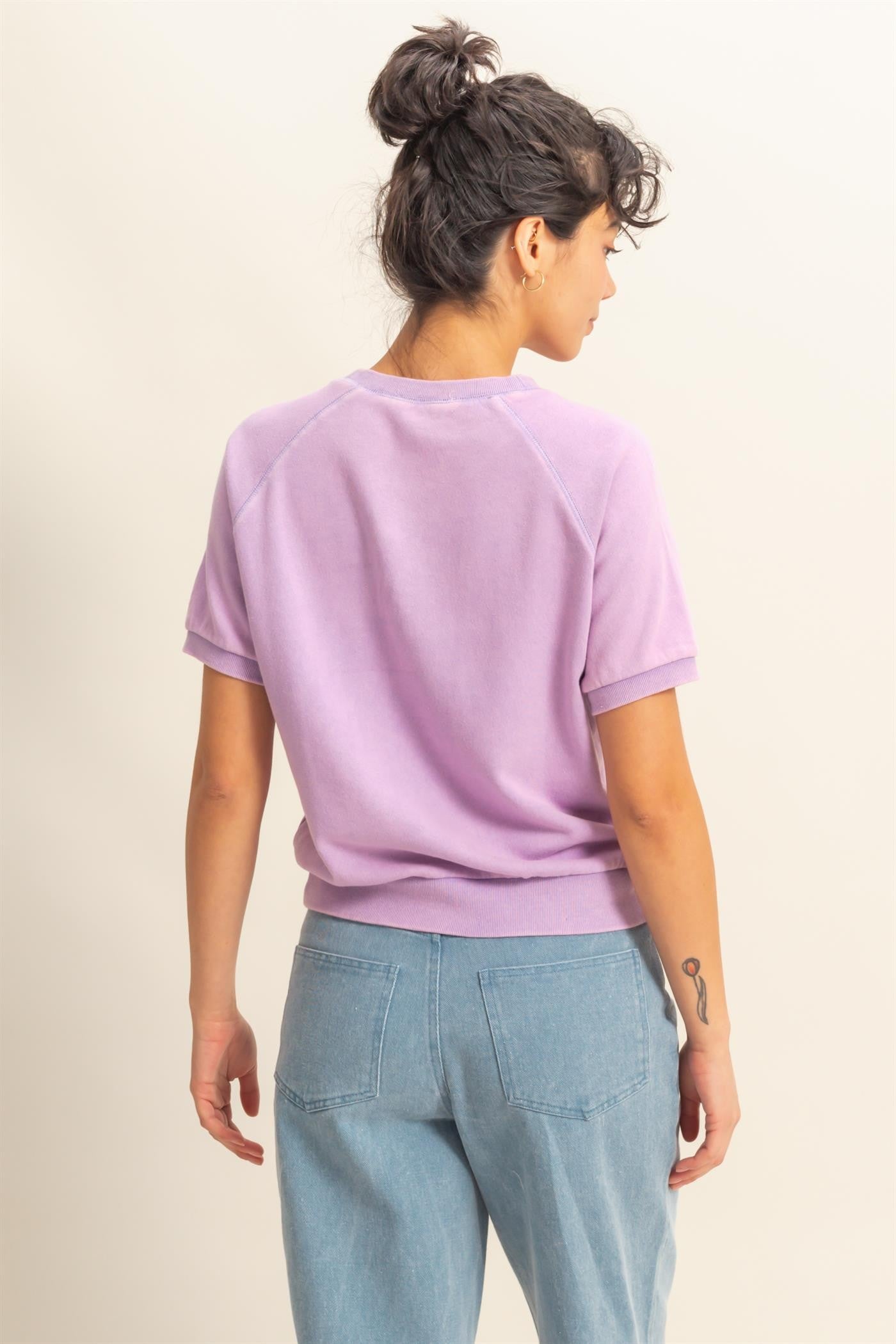 Lavender Cozy Top