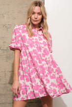 Just A Memory Floral Puff Sleeve Dress