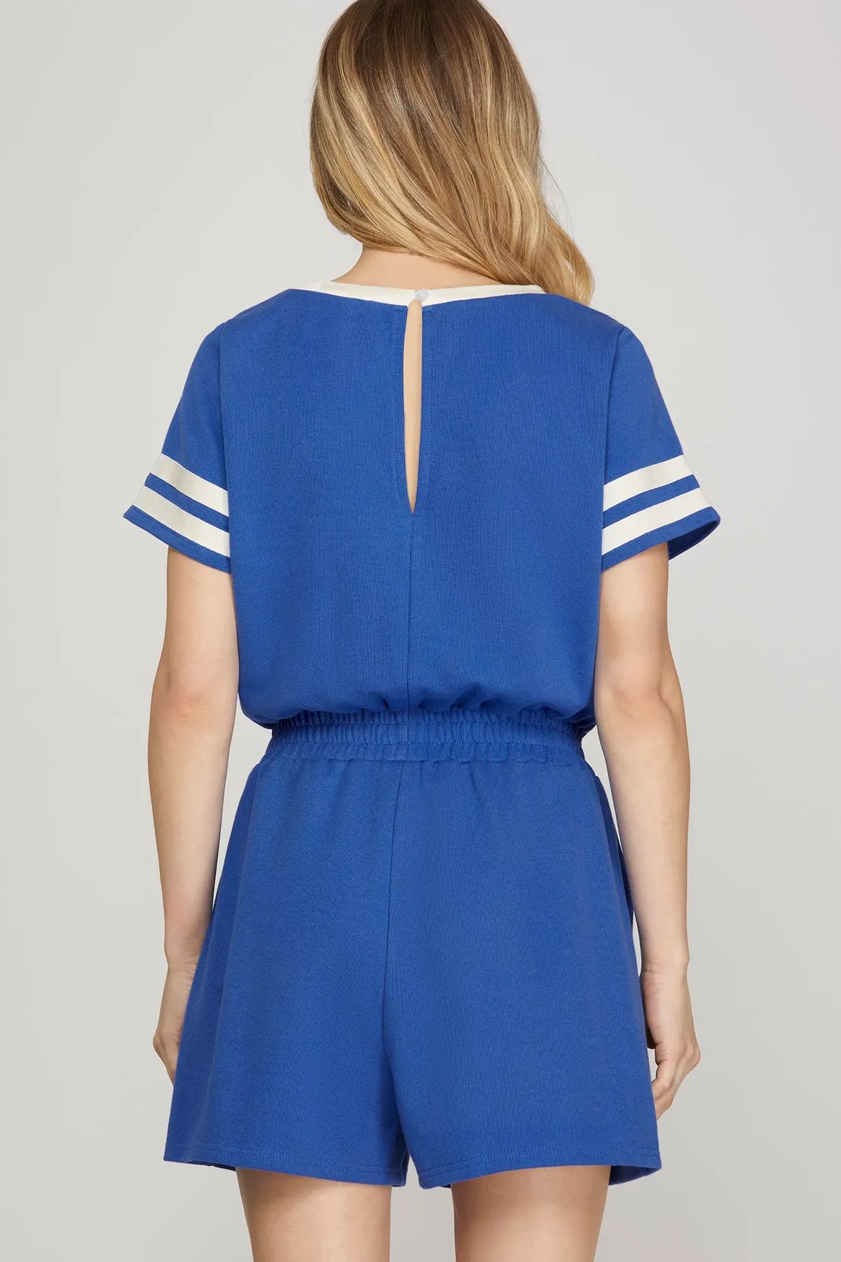 Varsity Weekend Royal Romper