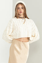 Cream Cable Knit Sweater