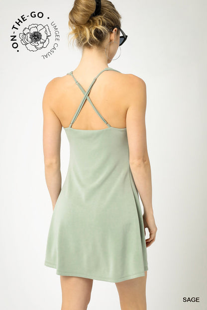 Sage Power Move Active Dress