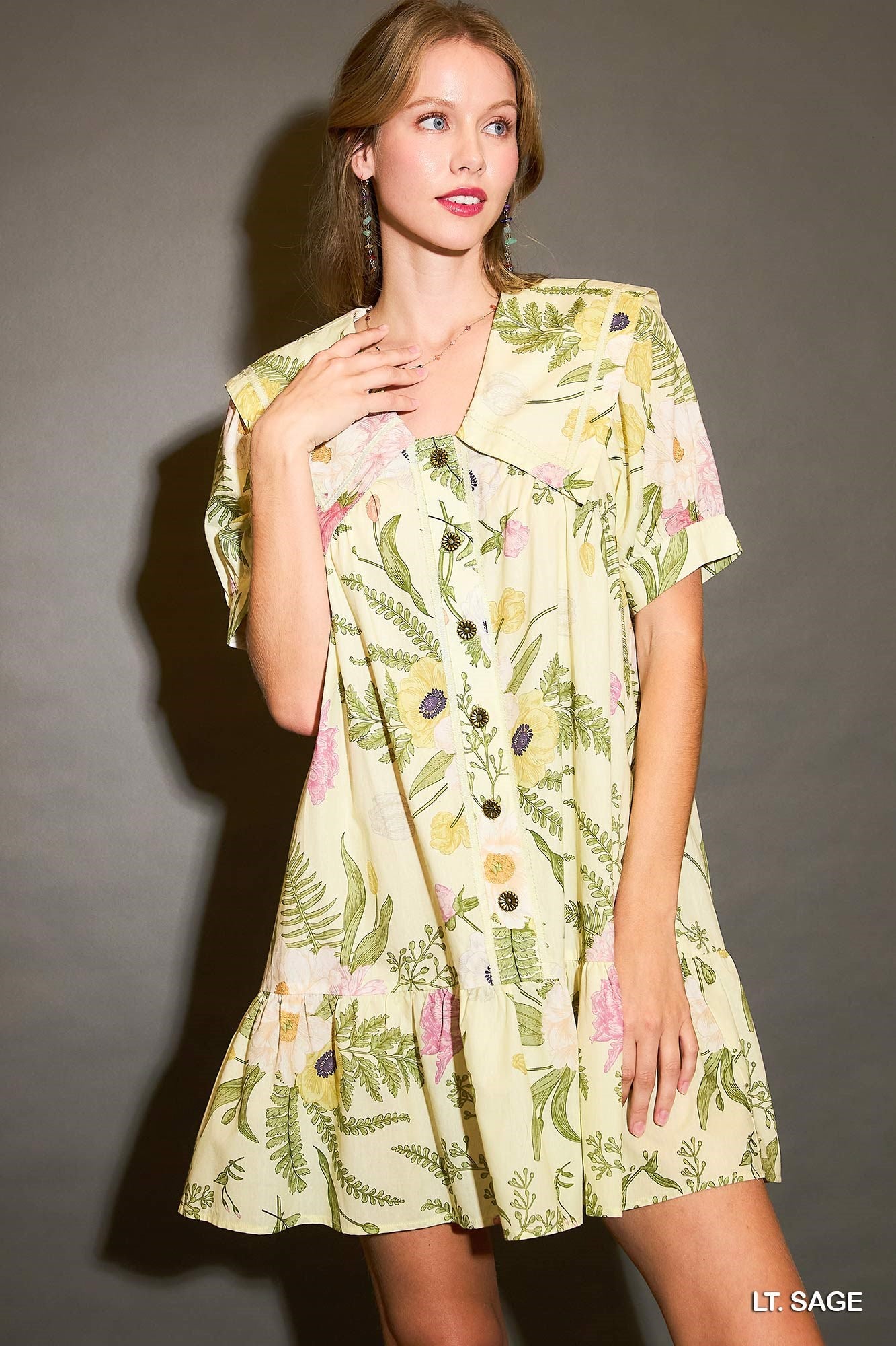 Garden Lane Collar Dress