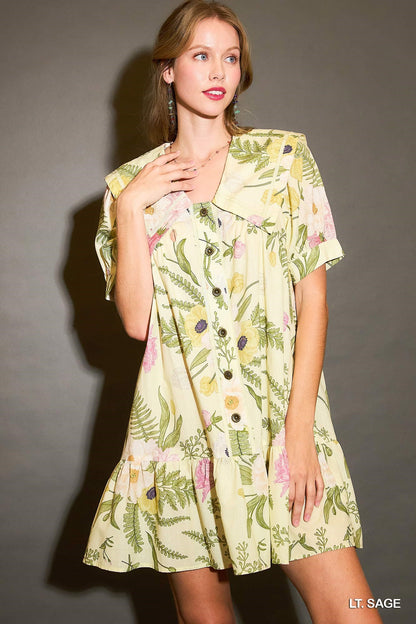 Garden Lane Collar Dress