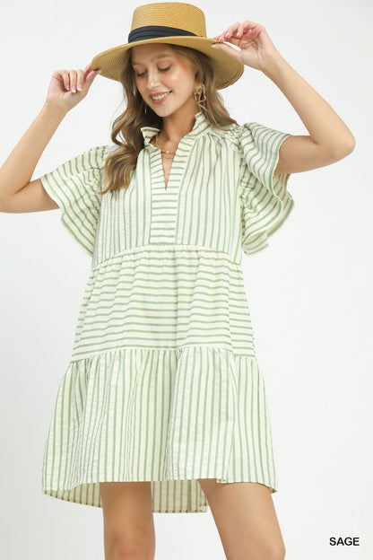 Sweet Memory Sage Dress