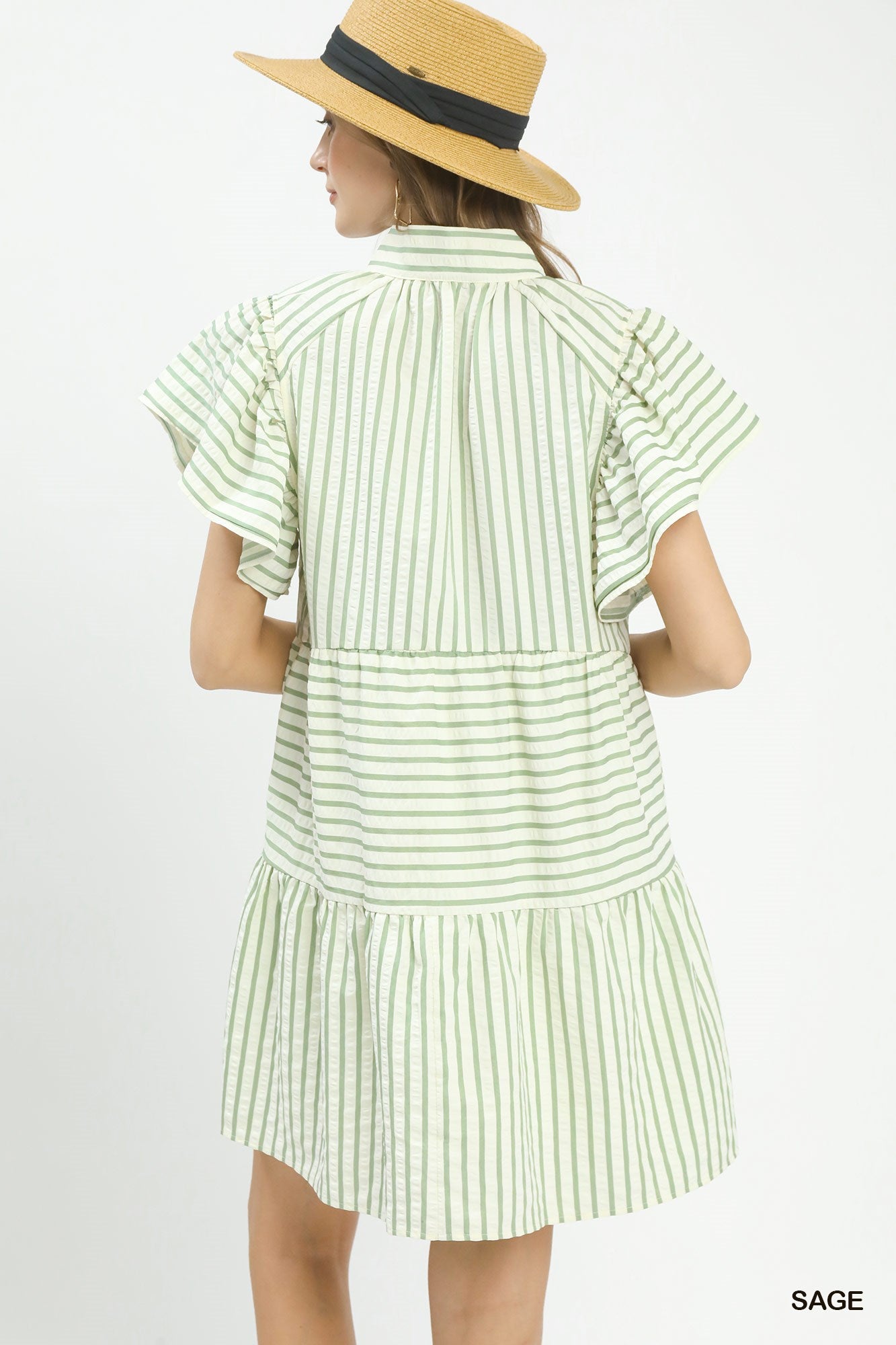 Sweet Memory Sage Dress