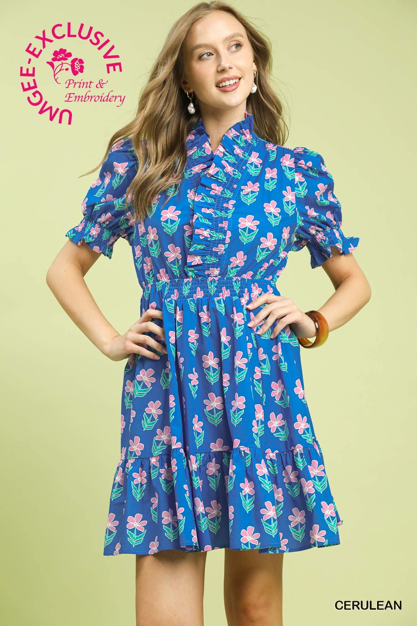 Harper Floral Babydoll Dress