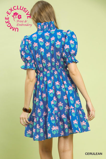 Harper Floral Babydoll Dress