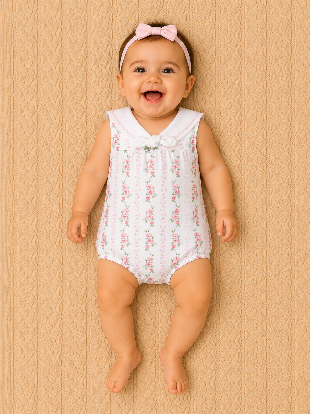 Soft Roses W/Sailor Collar