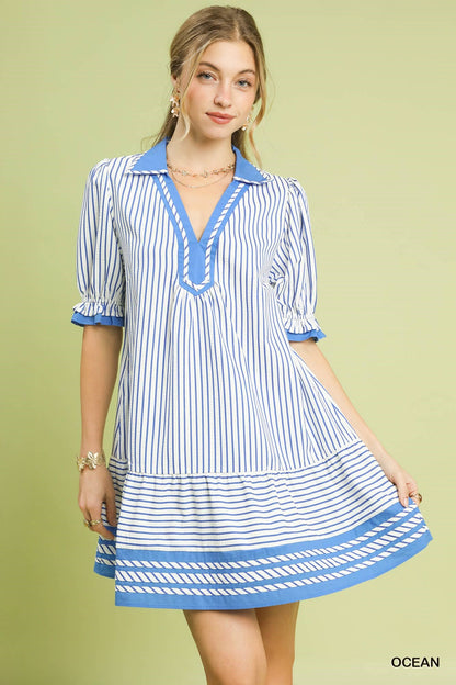 Spring Stripe Sunday Dress