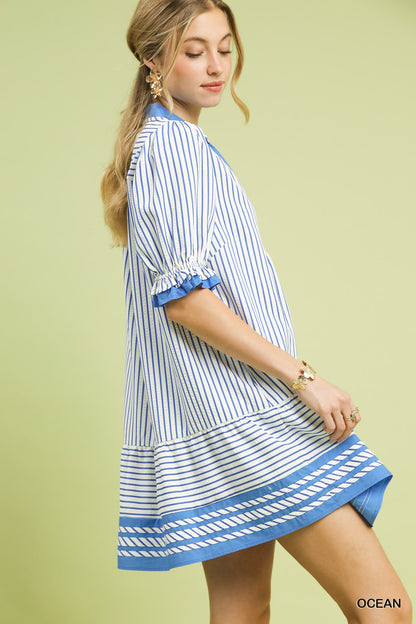 Spring Stripe Sunday Dress