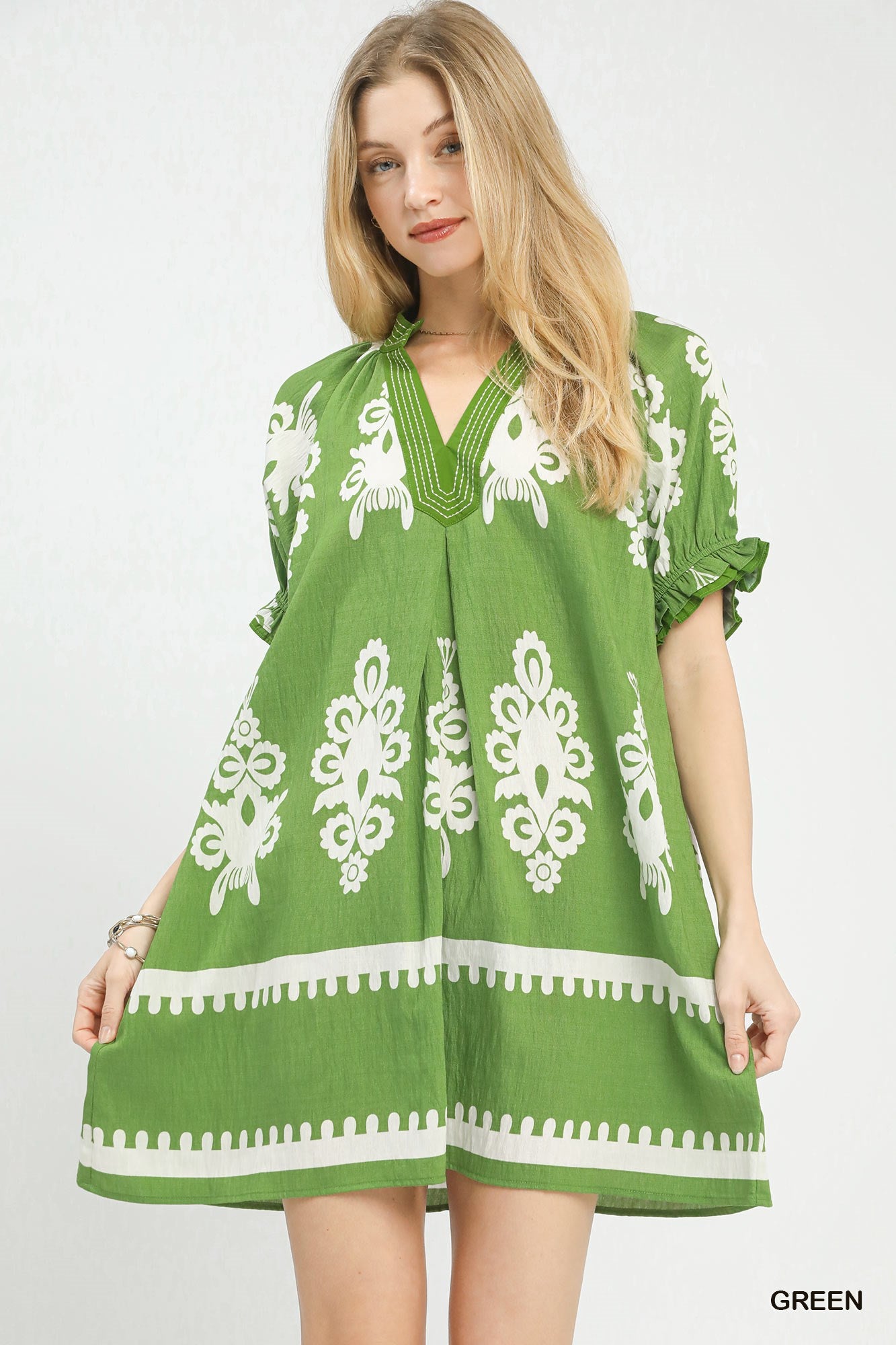Bloom & Grace Green Dress