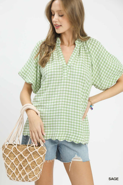 Fresh Picked Gingham Top