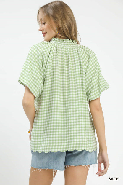 Fresh Picked Gingham Top