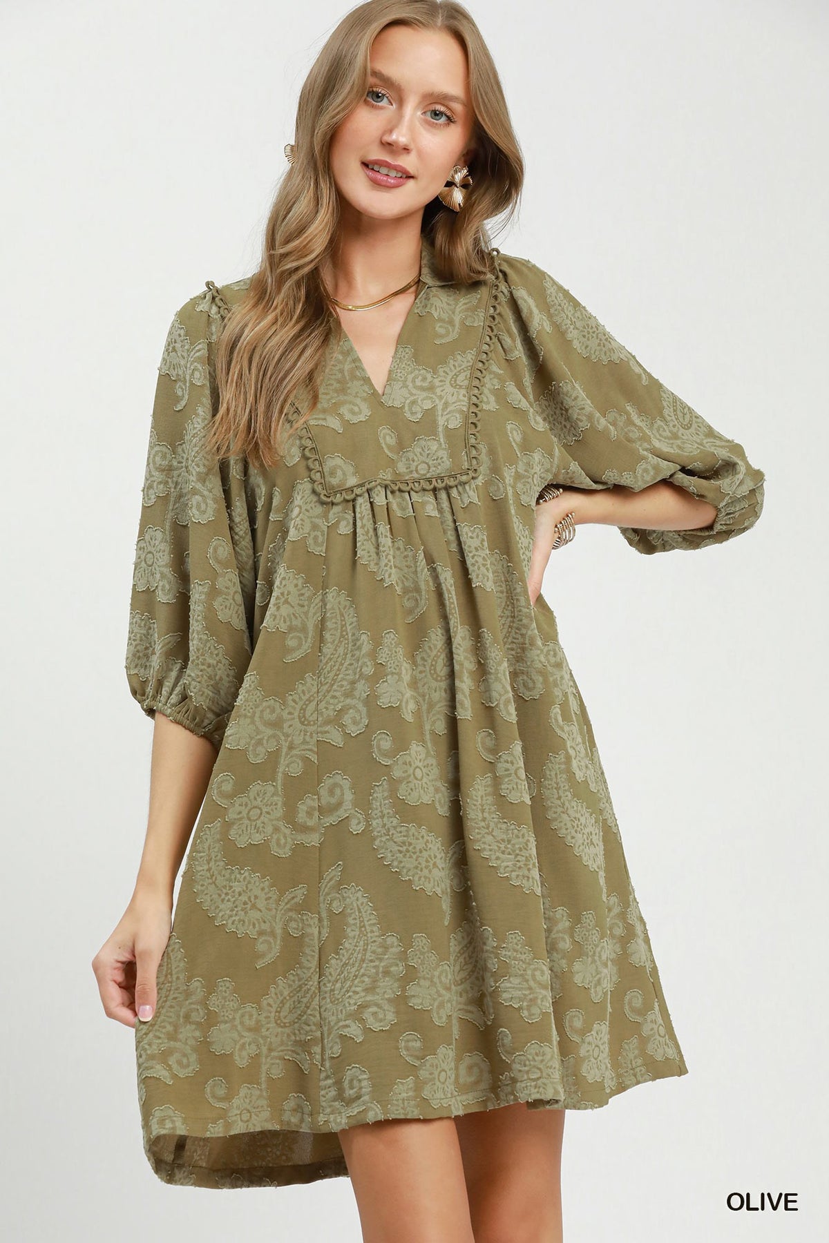 Forever Yours Paisley Babydoll Dress