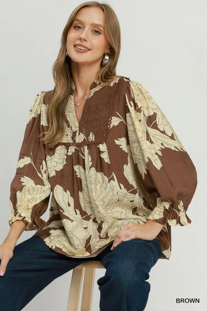 Autumn Blooms Top
