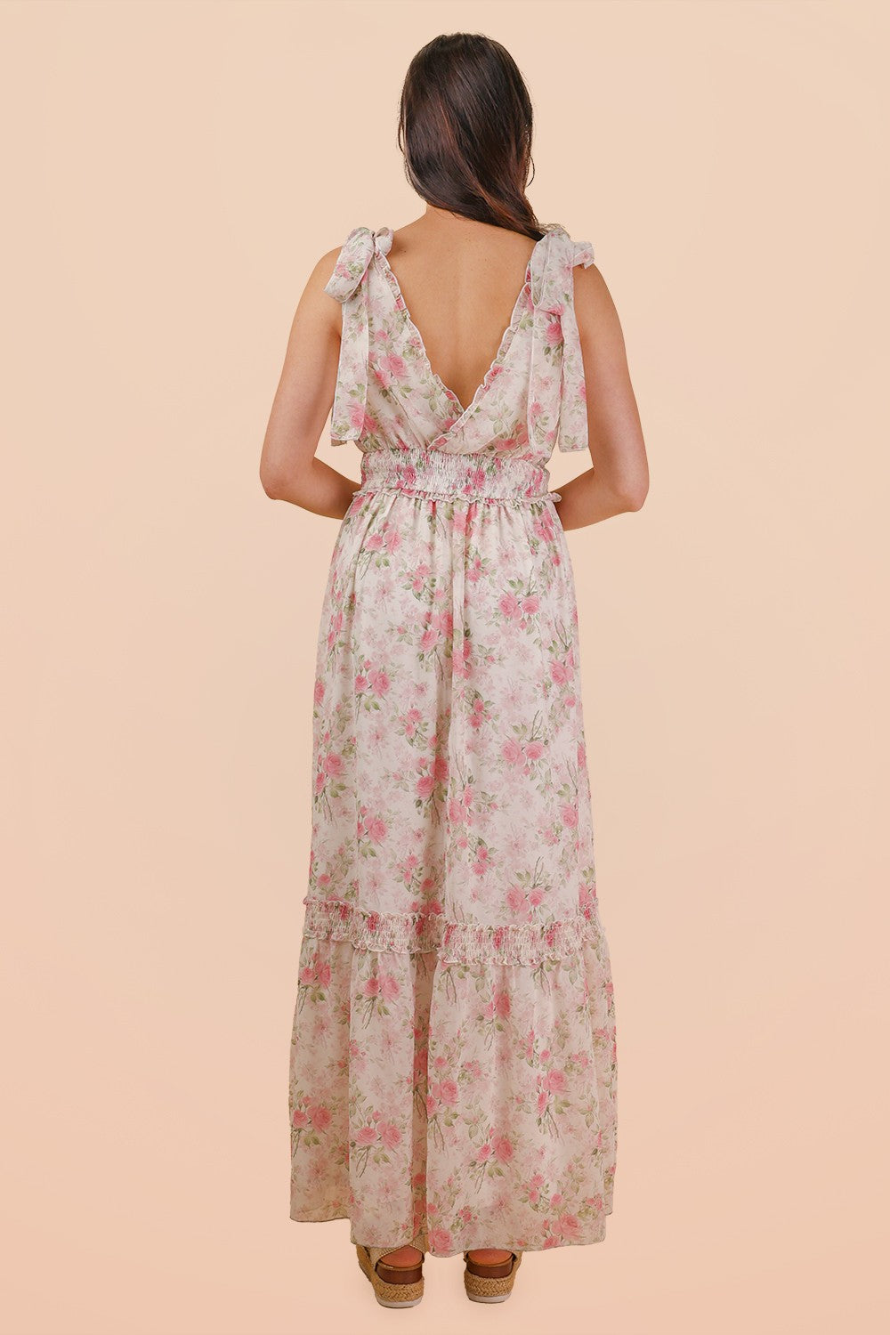Petal & Pearl Maxi Dress